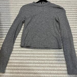 1. State Long Sleeve Grey Sweater